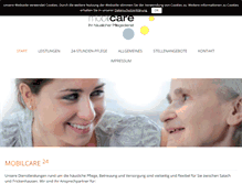 Tablet Screenshot of mobil-care24.de